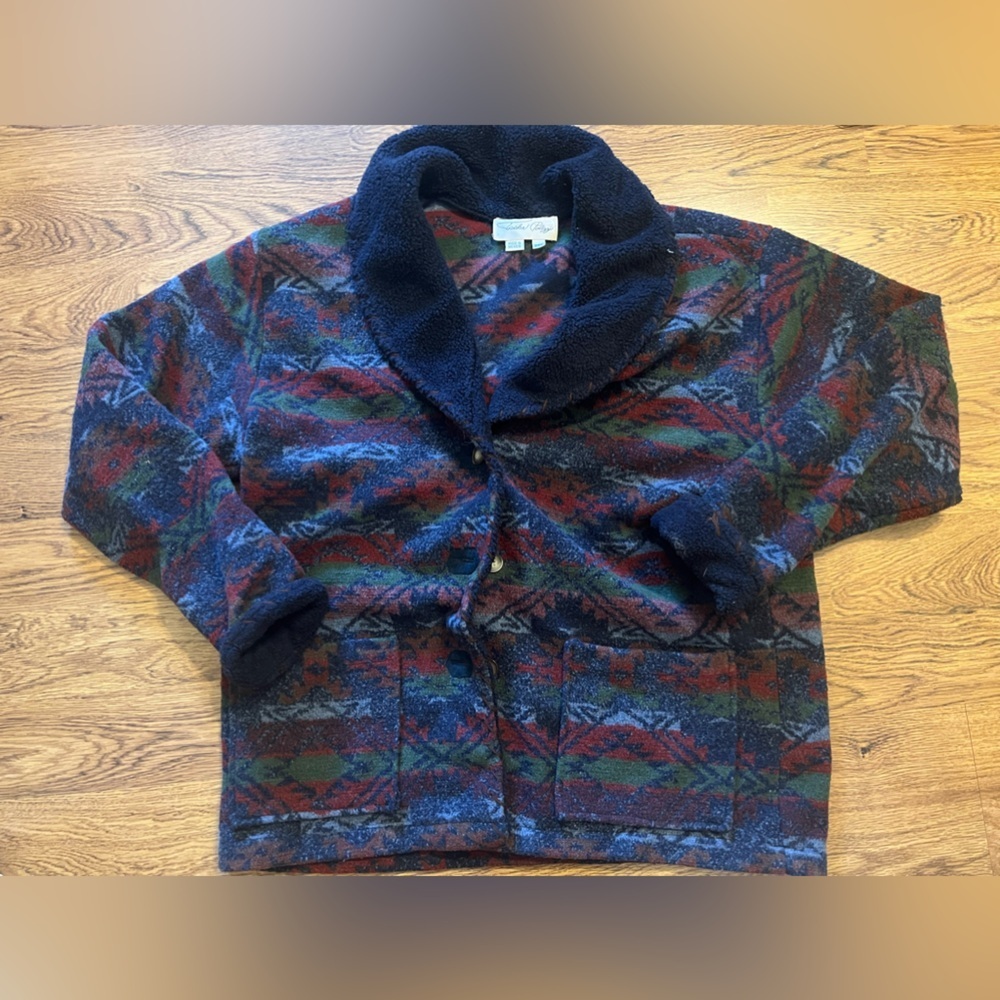 Tasha Polizzi aztec native Sherpa Blanket Mountaineer Coat western barn jacket